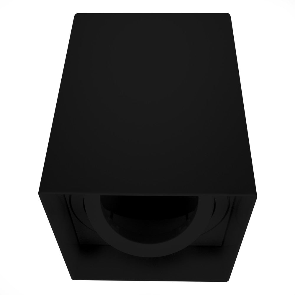 SPOT FENIX PAR20 QUADRADO PRETO PIX ILUMINACAO