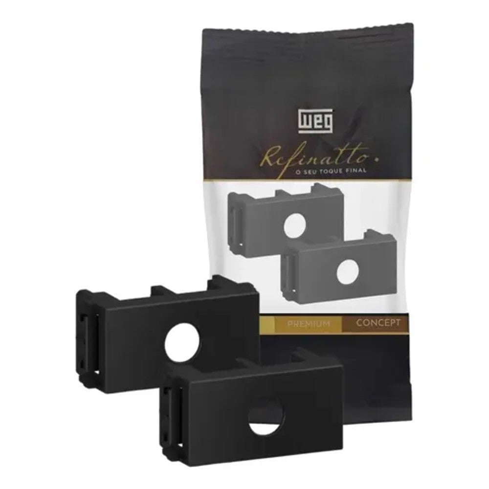 Saída de Fio com 2 Peças Preto Refinatto WEG