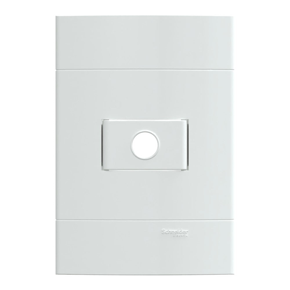 Saída de Fio com Placa Branco Brilhante 411400 Lunare UP