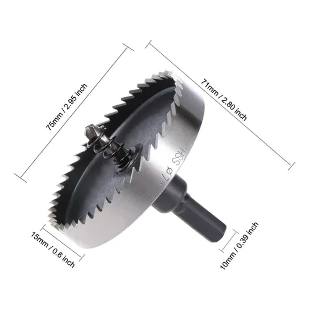 Serra Copo HSS Para Inox 75mm HT