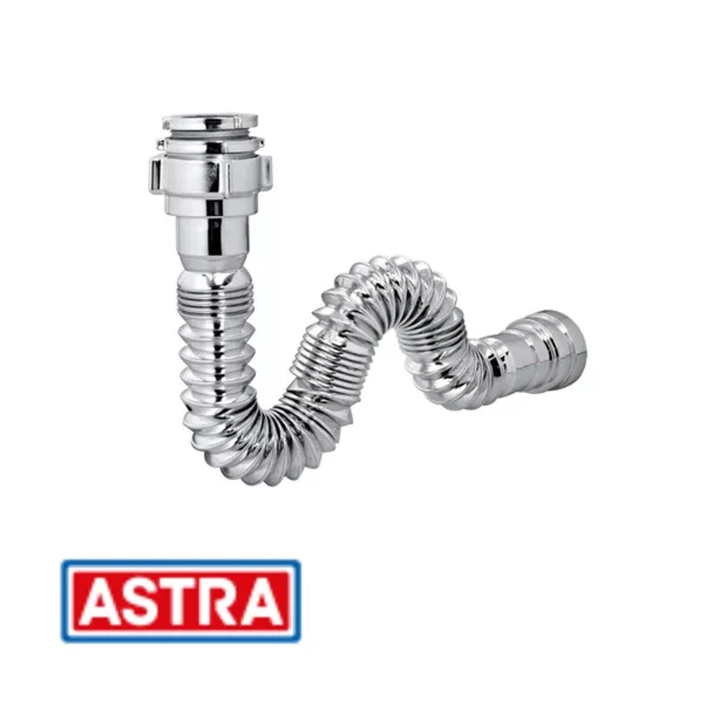 Sifão Sanfonado Universal Cromado SSUM2 Astra