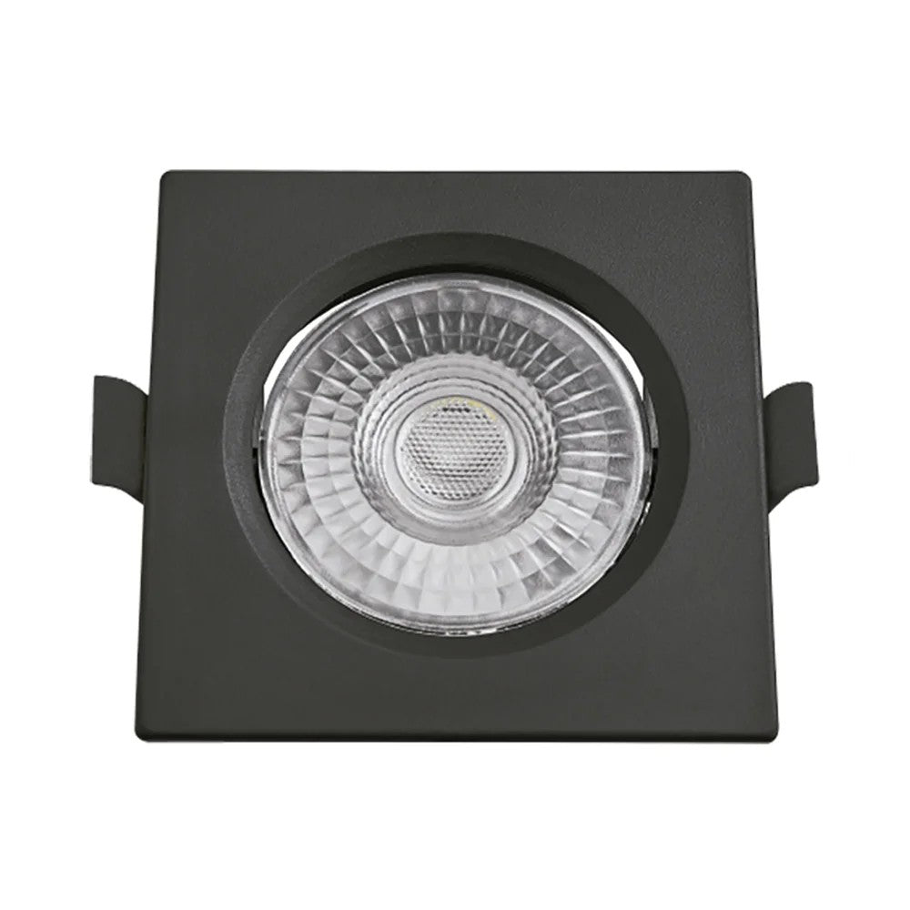 Spot LED Blumenau Embutir Quadrado 6W 4100K Preto