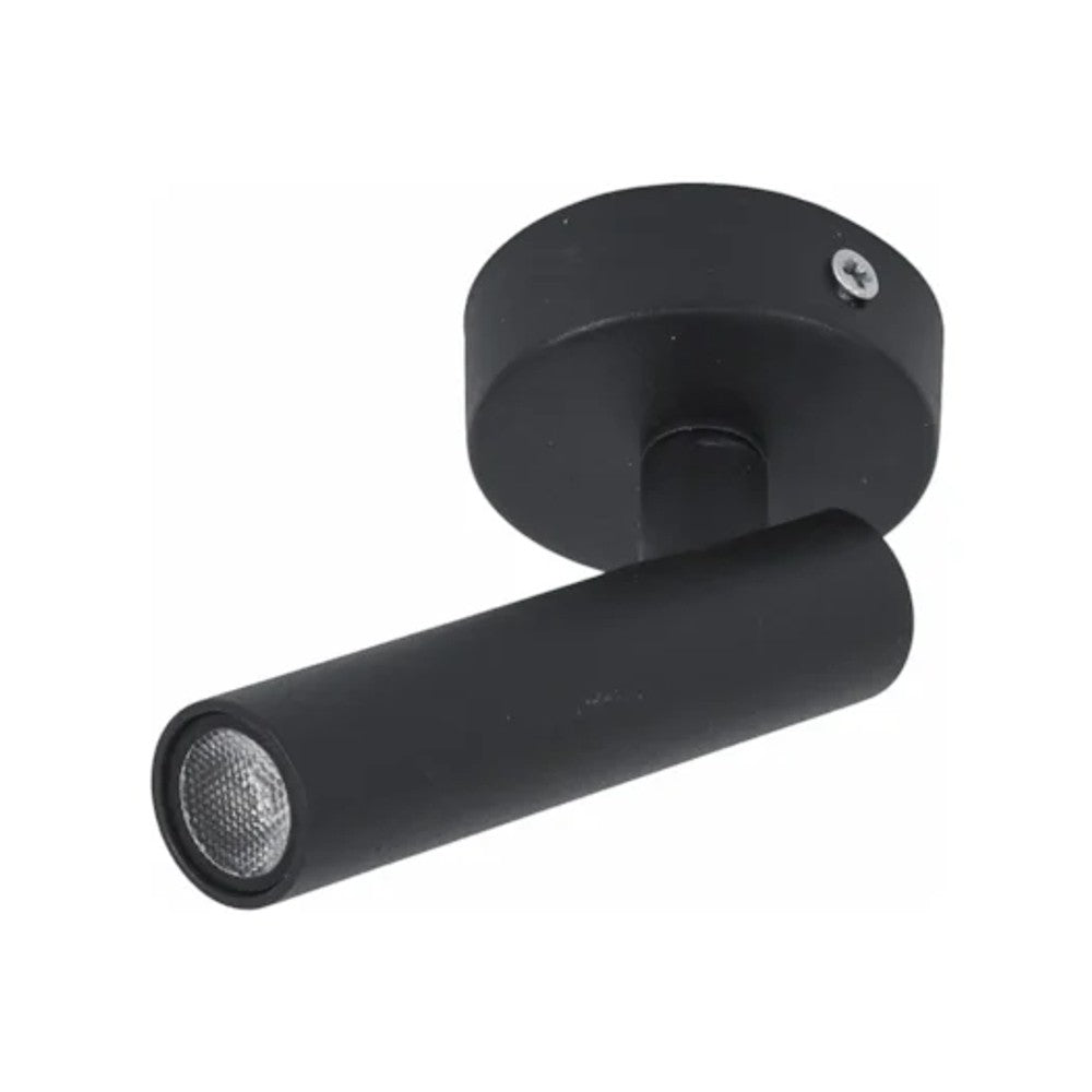 Spot LED Sobrepor Gaya Leya Direcional 2W 3000K Preto
