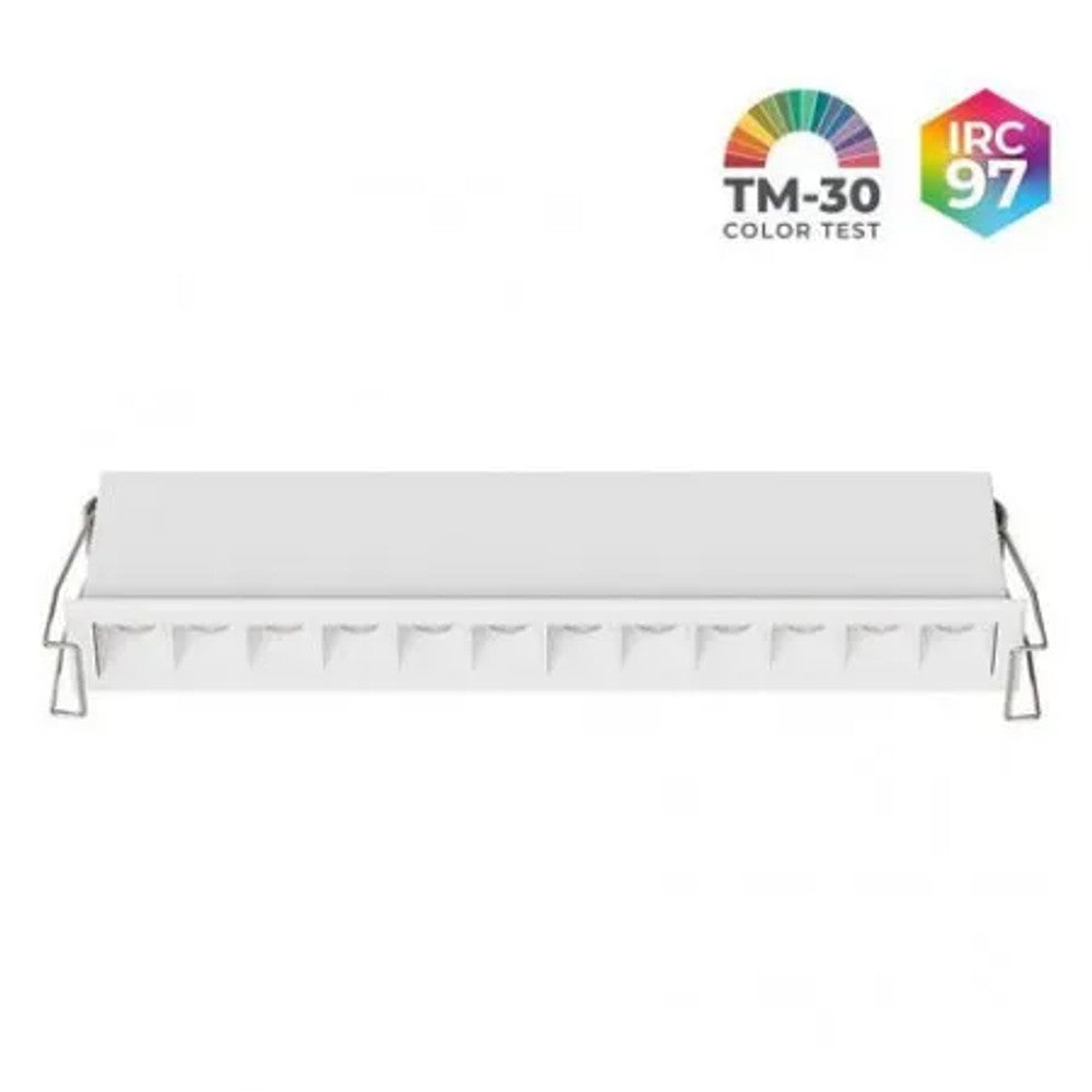 Spot Powerlux Embutido 2 Fachos 3W 2700K Branco Nordecor