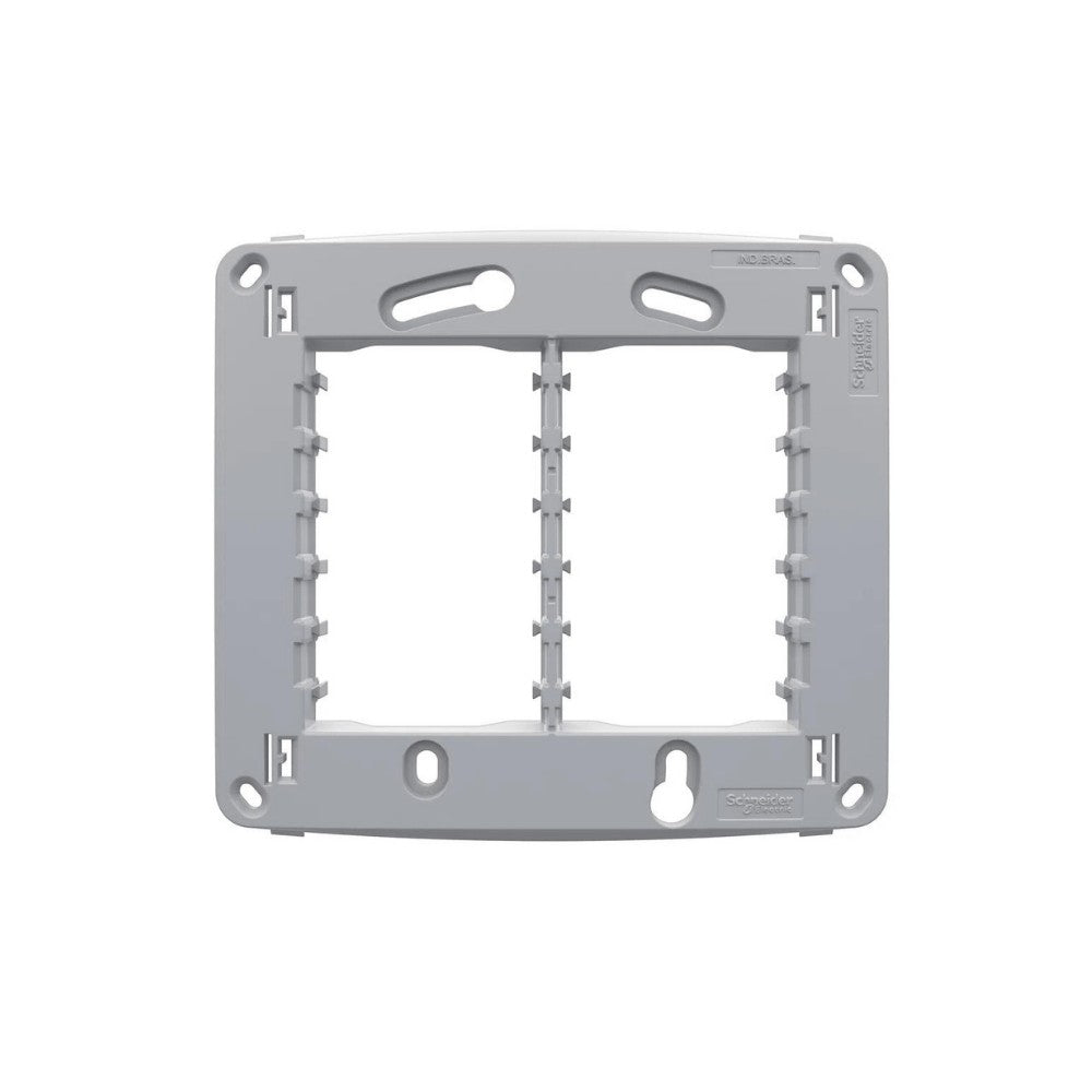 Suporte 4x4 6 Módulos Branco Miluz Schneider 76140
