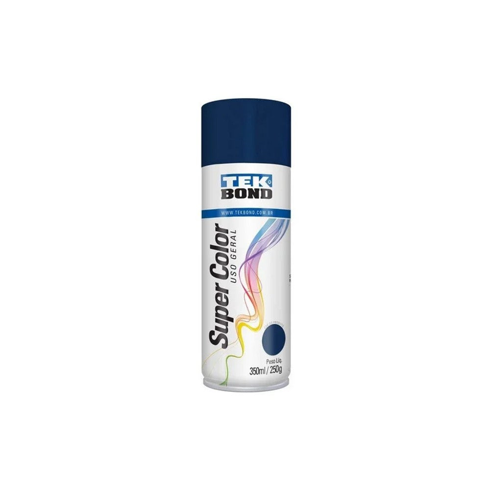 Tinta Spray Uso Geral Azul Escuro 350ml Tekbond
