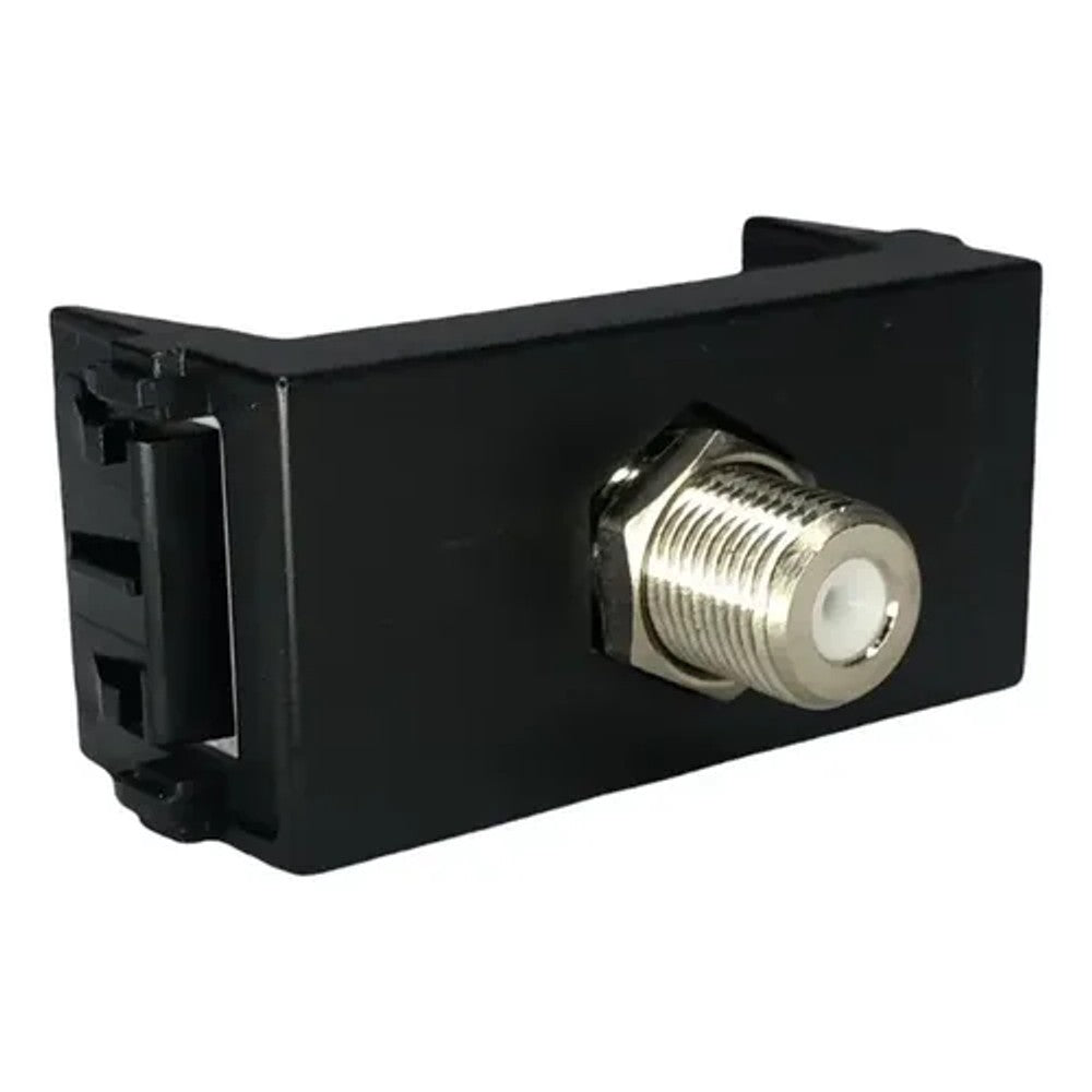 Tomada Módulo Antena TV Coaxial Preto Refinatto WEG