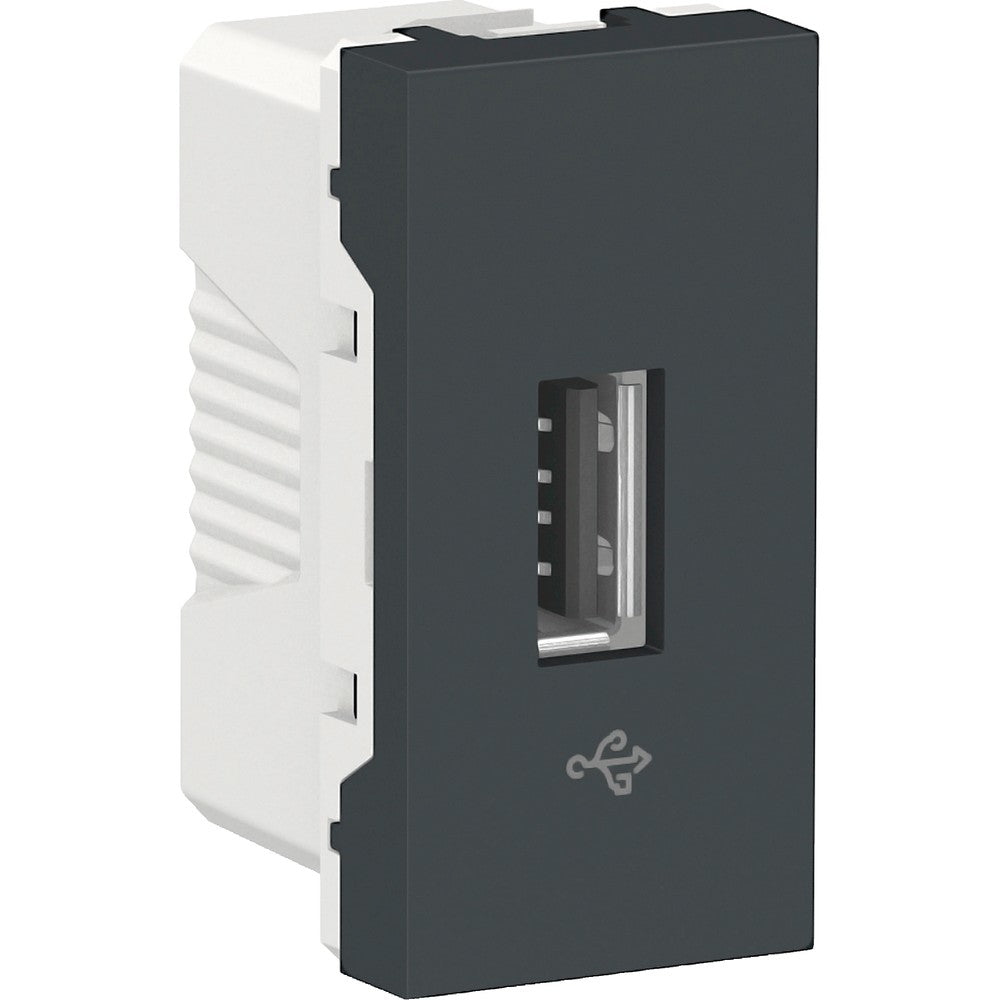 Tomada Módulo USB de Dados Cinza S70547194 Orion Schneider