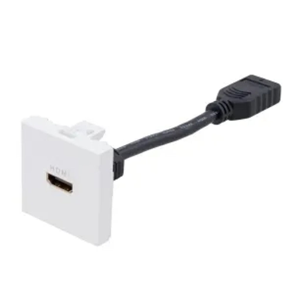 Tomada Modular HDMI Pré-Cabo Branco S70647204 Orion Schneider
