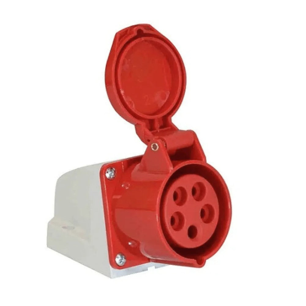 Tomada Sobrepor 3P T N 16A 440V 6H 5006 Soprano