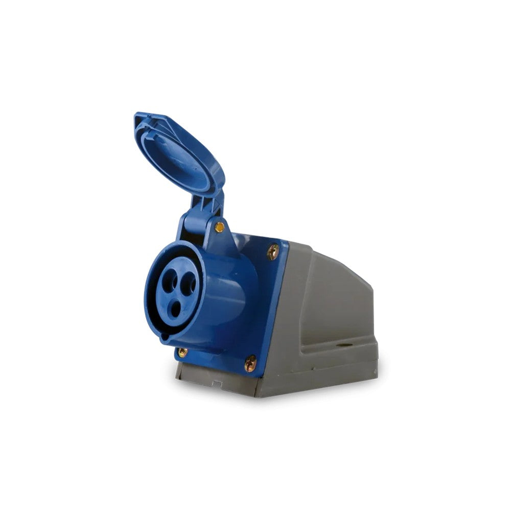 Tomada Sobrepor 3P T N 32A 240V 9H 5209 Soprano