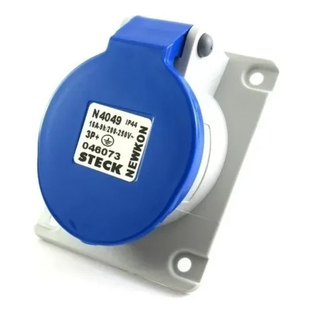 Tomada de Embutir 3P T 16A 250V 9H N4049 Steck