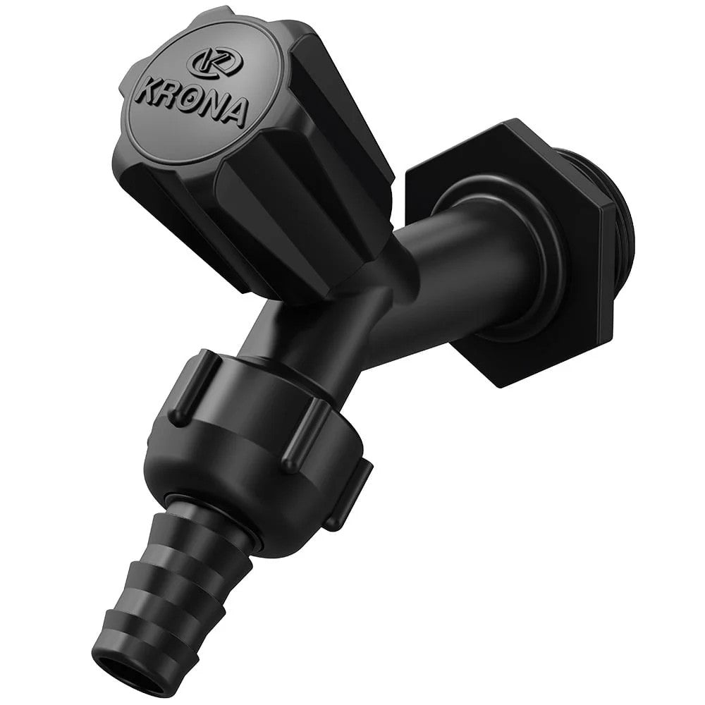 Torneira para Jardim 1/2-3/4 Preto Krona