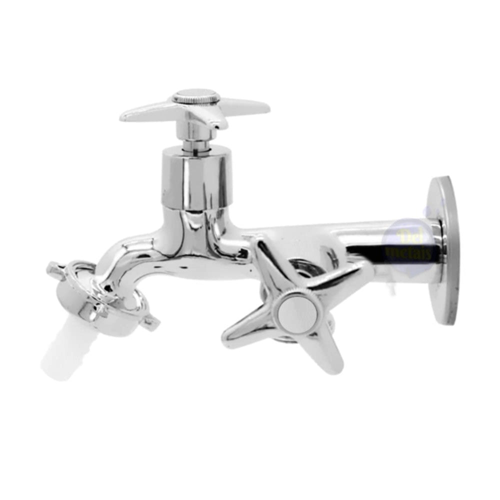 Torneira para Máquina de Lavar C23 Cromado 0089-2 Forusi