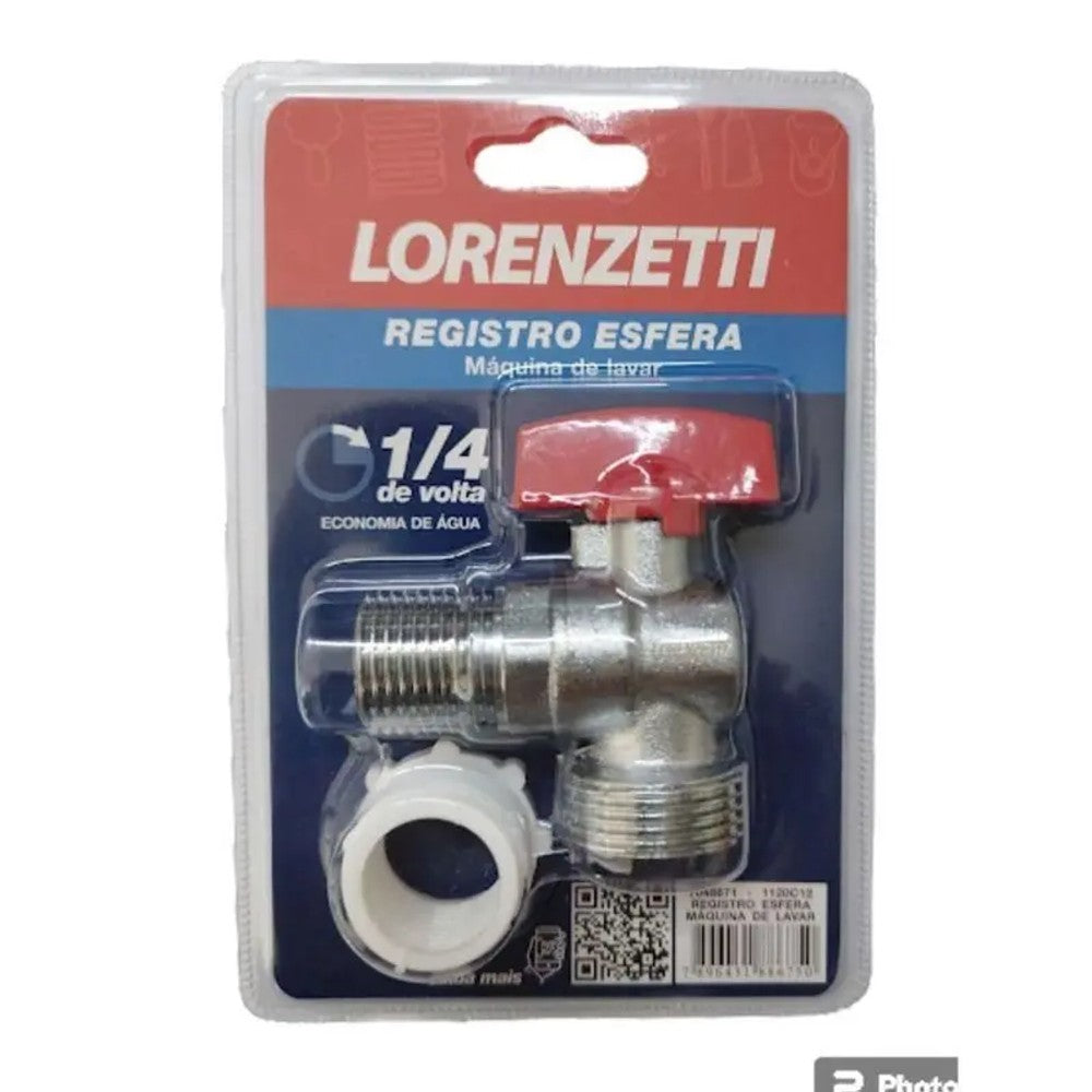 Torneira para Máquina de Lavar Lorenzetti 1120 C12
