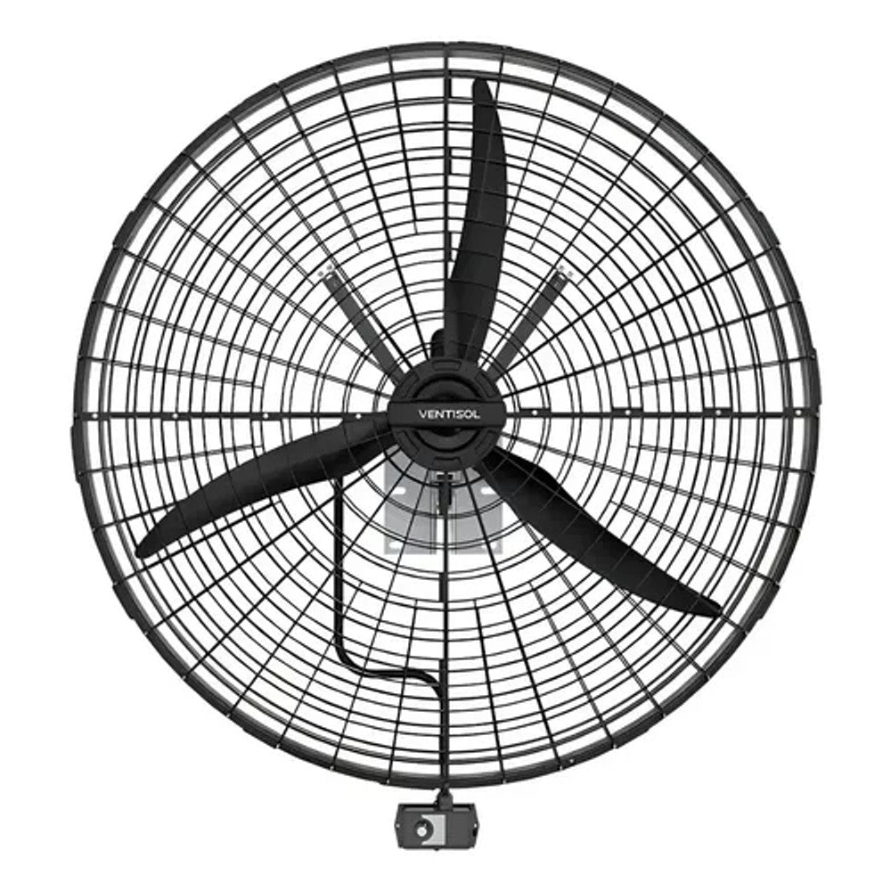 Ventilador de Parede 1m 367W 220V Preto Ventisol