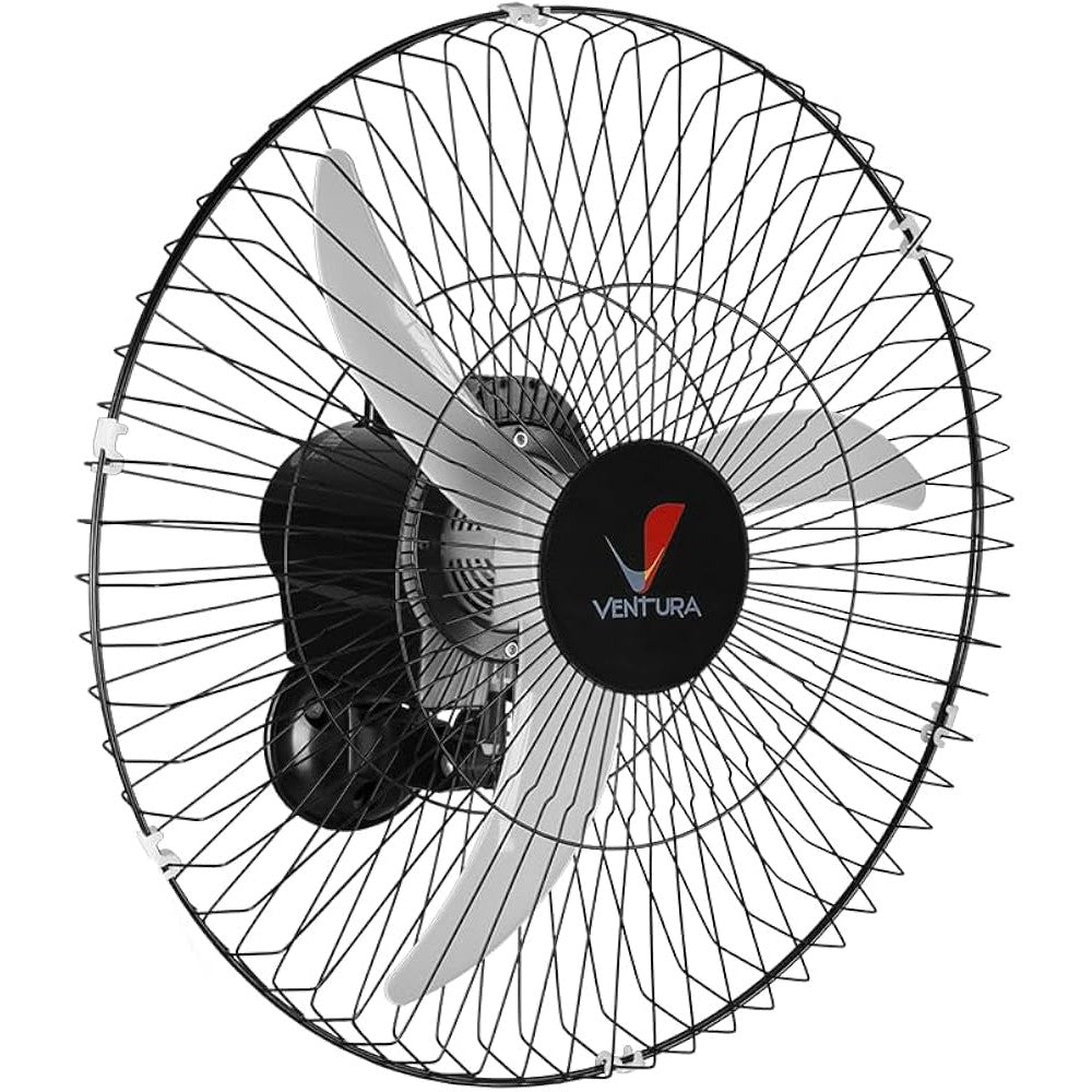 Ventilador de Parede Oscilante 60cm Preto Bivolt Ventura Venti-Delta
