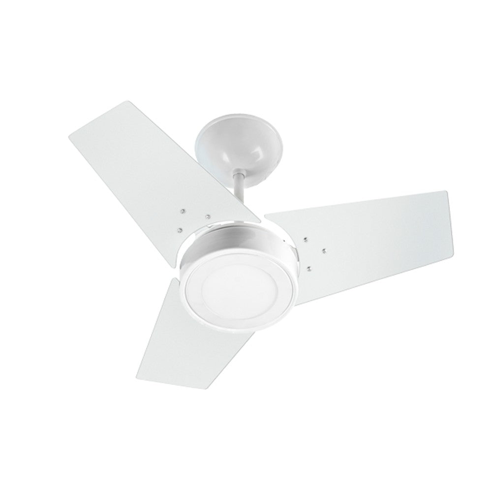 Ventilador de Teto Fit LED 3 Pás Laqueado 127V Branco V-Delta