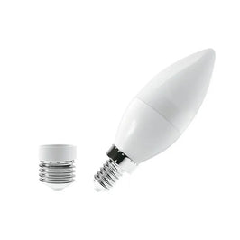 Lâmpada LED Vela Leitosa Luminatti 6W 6000K E14/E27 Bivolt