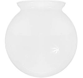 GLOBO ESFÉRICO 10X15CM LEITOSO BRILHANTE VIDRO TECNOWATT