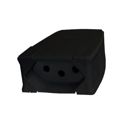 Plug Fêmea 2 Polos e Terra 20A Preto Referência 615857 Pial