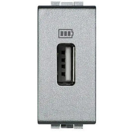 Tomada Módulo Carregador 1 USB A Linha LivingLight Anthrazit L4191A