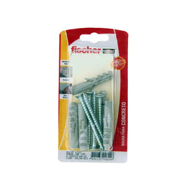 Bucha Nylon S-10 Com 5 Peças e Parafuso Chato Fischer
