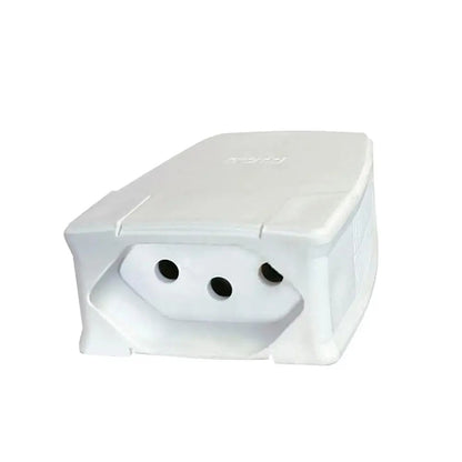 Plug Fêmea 2P T 10A Branco Referência 615836 Pial GL