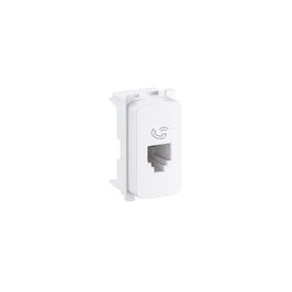 Tomada Modular RJ11 2 Fios Zeffia Branco 680156