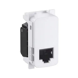 Tomada Modular RJ45 Cat5e UTP Zeffia Branco 680158-ZEFFIA