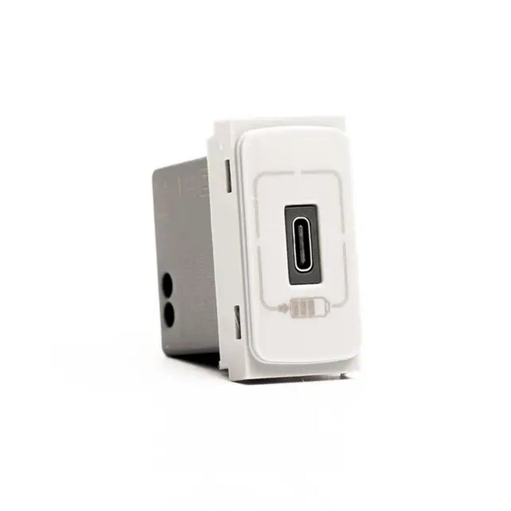 Tomada Modular com Carregador USB 1500MA Cinza Zeffia GL