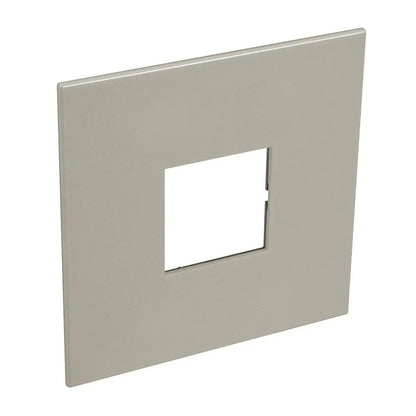 Placa 4x4 2 Postos Quadrados Champagne Arteor 571506B
