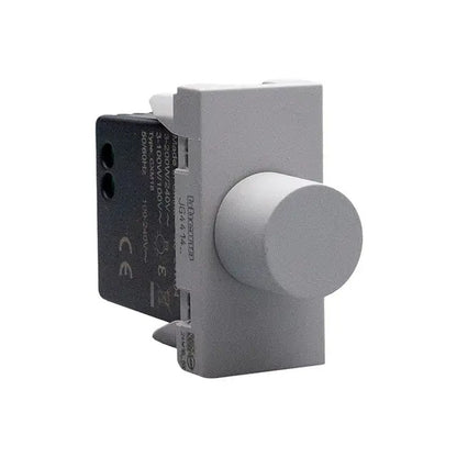 Dimmer Universal Rotativo 1 Módulo Cinza Matix Go JG4414