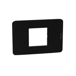 Placa 2x4 2 Postos Preto JA4819JB Matix Go