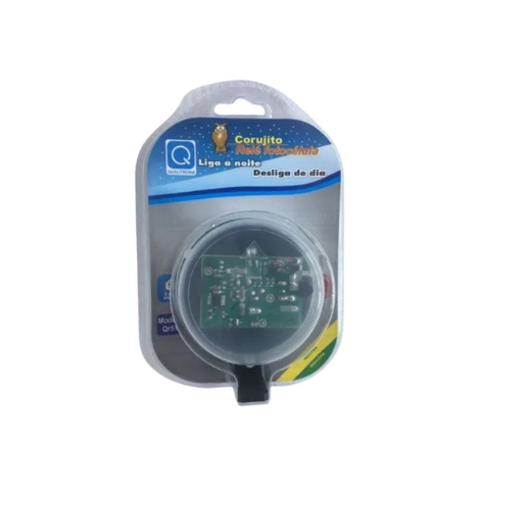 Relé Fotocélula Qualitronix QR51 Bivolt Base Iluminação Externa 500W