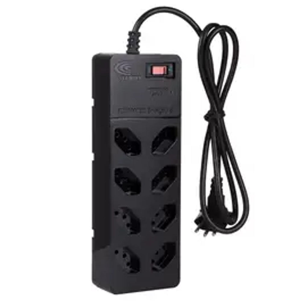 Protetor iClamper 8 Tomadas Energia LCF Preto