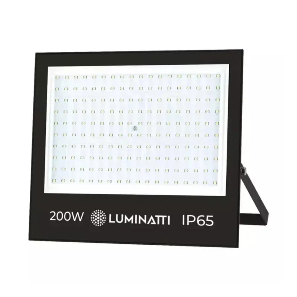 PROJETOR LED 200W 6000K PRETO DALI LUMINATTI