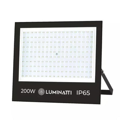PROJETOR LED 200W 6000K PRETO DALI LUMINATTI