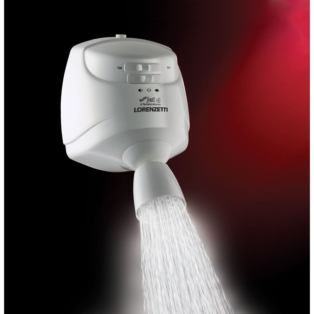 CHUVEIRO JET SET 4T 127V 5400W/5500W BRANCO LORENZETTI