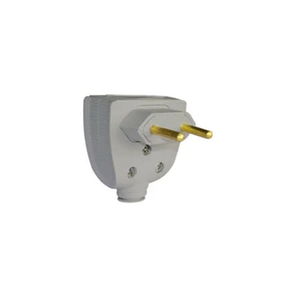 Plugue Macho 2 Polos 10A Cinza Referência 615870 Pial