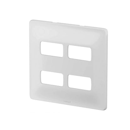 Placa 4x4 4 Postos Separados Zeffia Cemar 680175