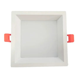 PAINEL LED EMBUTIR QUADRADO 36W 6500K 22CM BRANCO RECUADO LUMINATTI