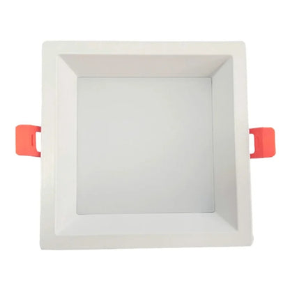PAINEL LED EMBUTIR QUADRADO 36W 6500K 22CM BRANCO RECUADO LUMINATTI