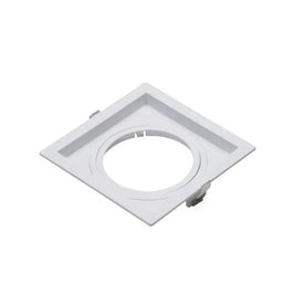 SPOT PIX EMBUTIDO QUADRADO 1XPAR20 RECUADO BRANCO