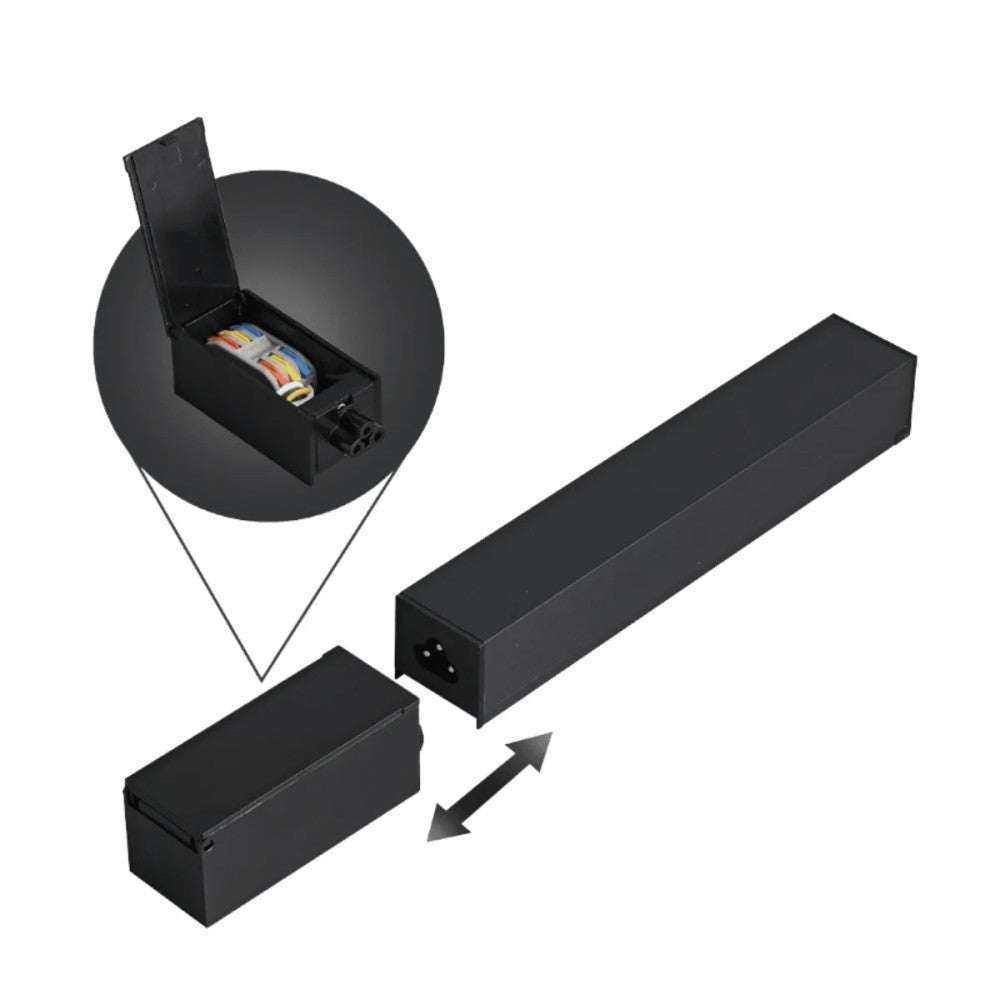 DRIVER LED 200W 48V BIVOLT INFINITY PIX ILUMINAÇÃO PRETO