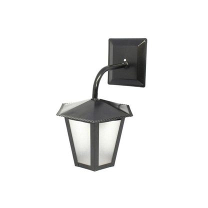 LANTERNA IDEAL L1B C/BRAÇO AÇO FOSFATIZADO PAREDE 30X19X21CM