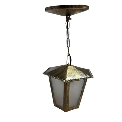 Pendente Colonial Ideal L1C Ouro Velho Aço 1xE27