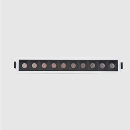 SPOT PIX VIGO EMBUTIR RETANGULAR 20W 2700K BRANCO/PRETO