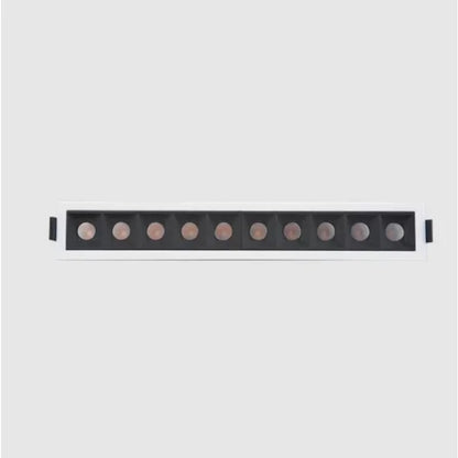 SPOT PIX VIGO EMBUTIR RETANGULAR 20W 2700K BRANCO/PRETO