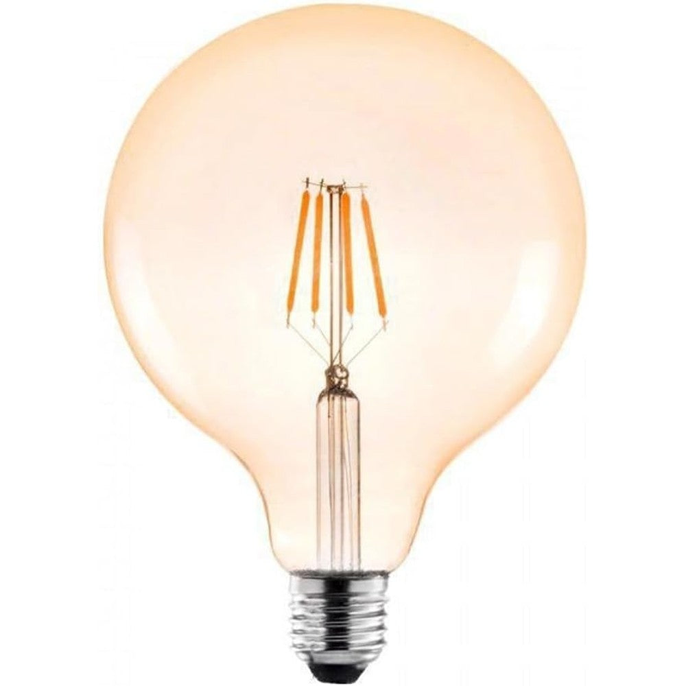 Lâmpada LED Globo G125 Filamento 4W 2400K Âmbar PIX